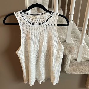 Crocheted front tank top